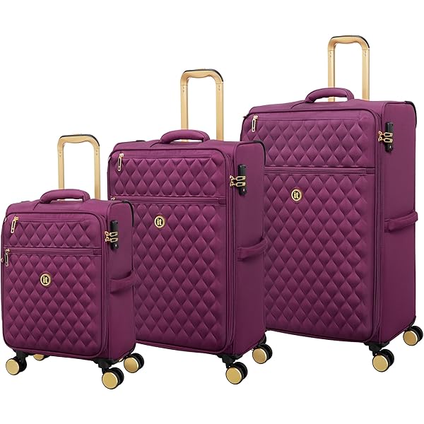 Amazon.com | kensie Hudson Softside 3-Piece Spinner Luggage Set